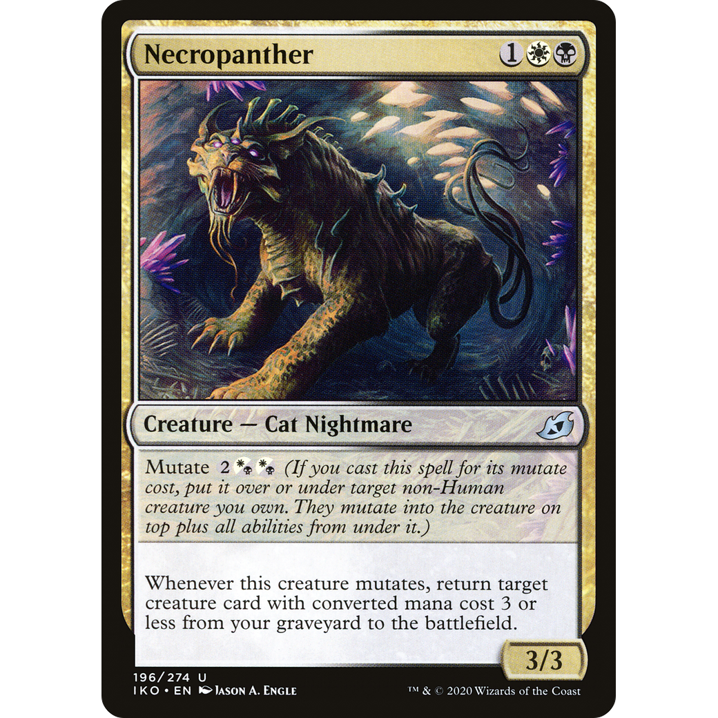 Necropanther (IKO-196) - Ikoria: Lair of Behemoths