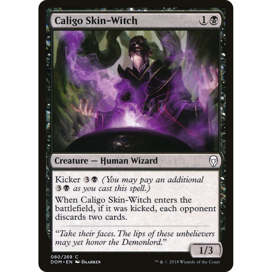 Caligo Skin-Witch (DOM-080) - Dominaria Foil