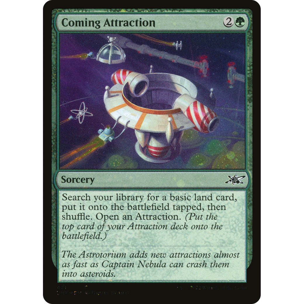 Coming Attraction (Galaxy Foil) (UNF-421) - Unfinity Foil