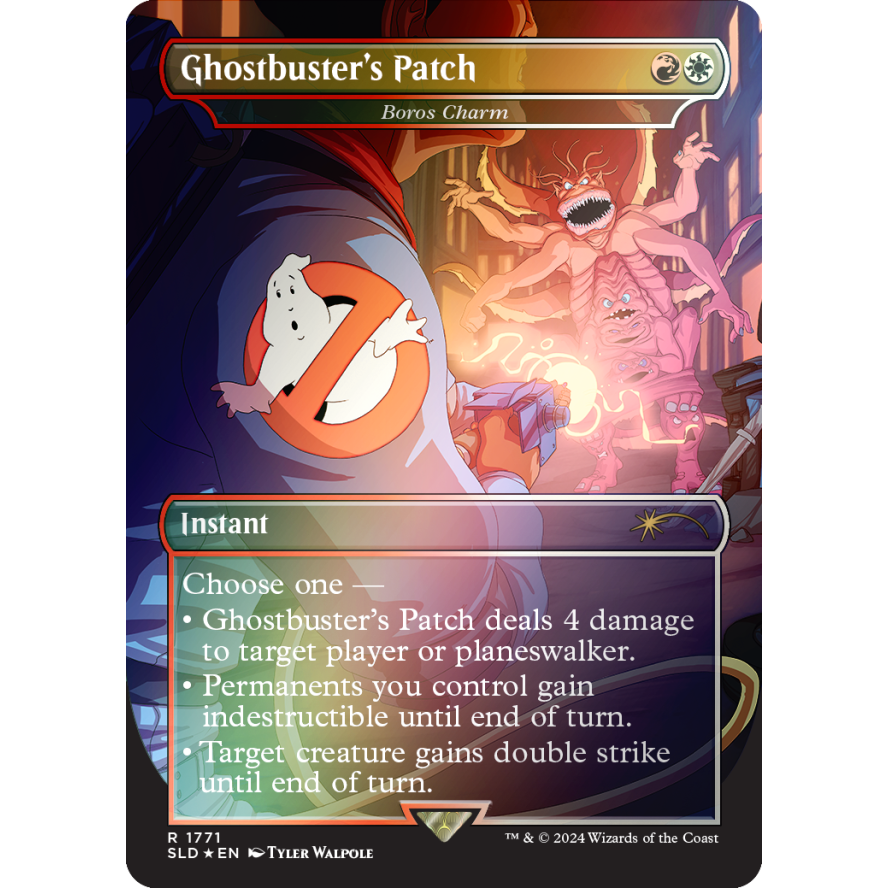 Magic the Gathering: Secret Lair x Ghostbusters - The Real Ghostbusters: Rainbow Foil Edition