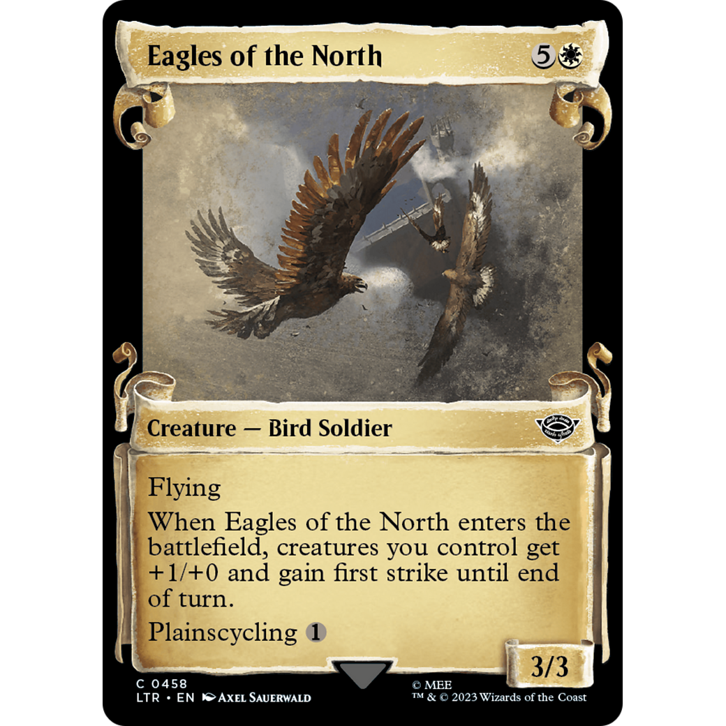 Eagles of the North (LTR-458) - The Lord of the Rings: Tales of Middle-earth: (Showcase) Foil
