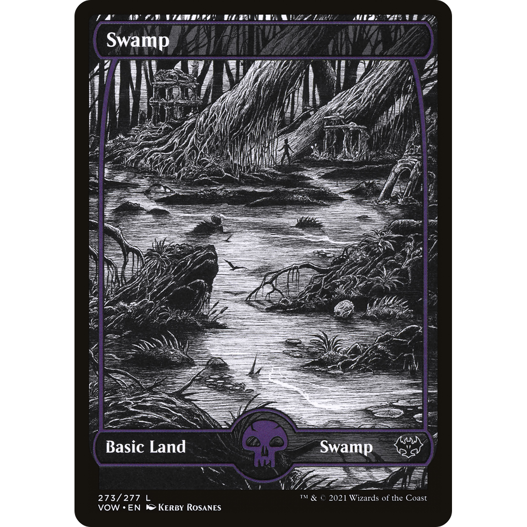 Swamp (273) (VOW-273) - Innistrad: Crimson Vow: (Showcase)