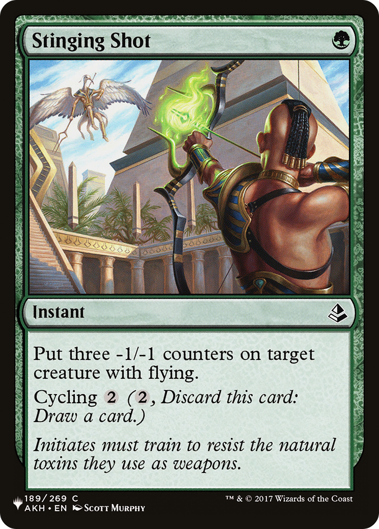 Stinging Shot (LIST-189/269) - The List
