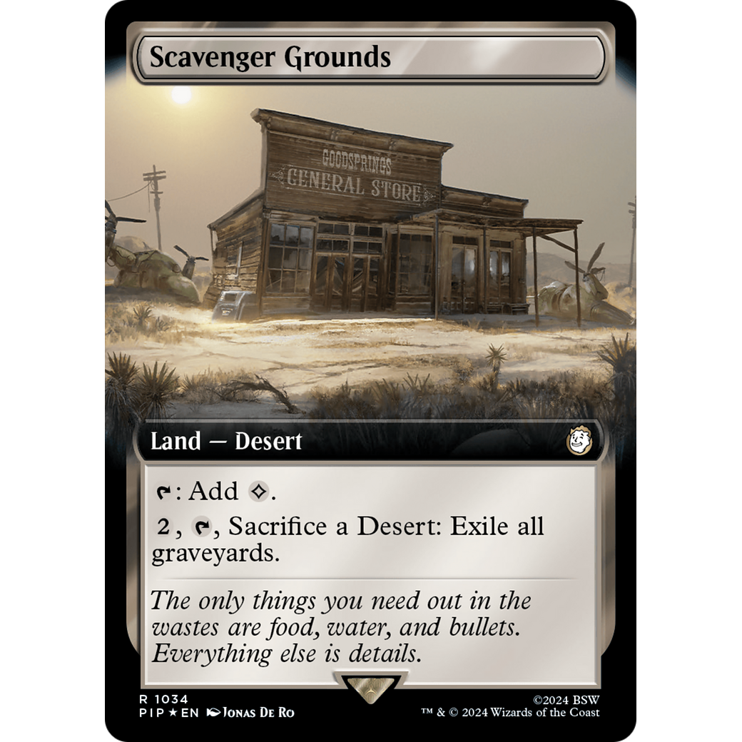 Scavenger Grounds (PIP-1034) - Fallout: (Extended Art) Foil
