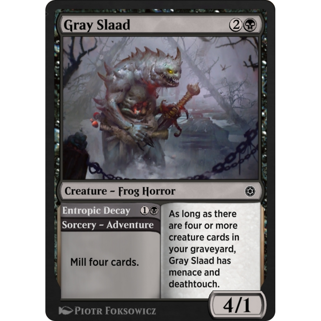Gray Slaad // Entropic Decay (HBG-156) - Alchemy Horizons: Baldur's Gate
