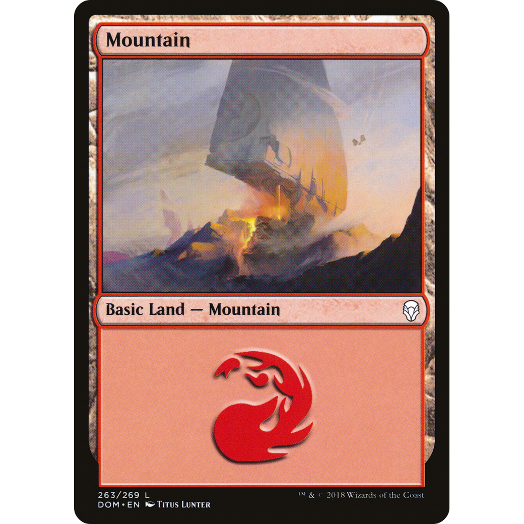 Mountain (263) (DOM-263) - Dominaria Foil
