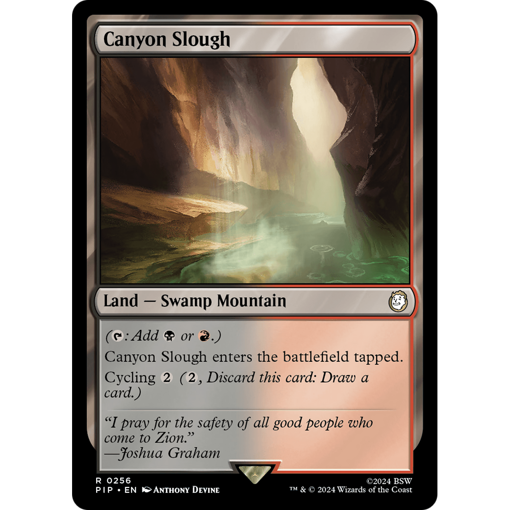 Canyon Slough (PIP-256) - Fallout