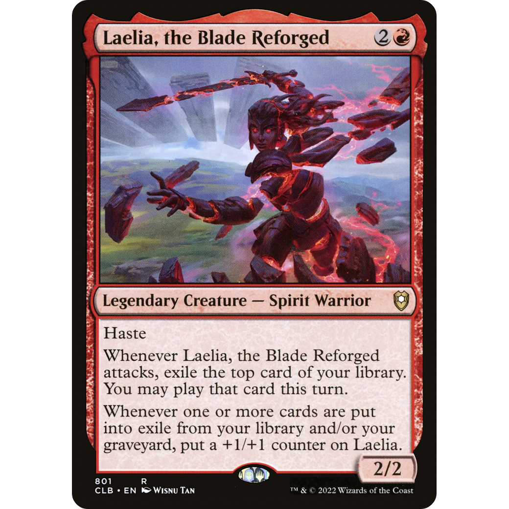 Laelia, the Blade Reforged (CLB-801) - Commander Legends: Battle for Baldur's Gate