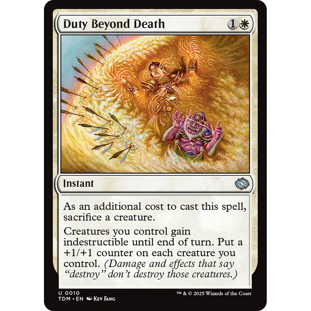 Duty Beyond Death (TDM-010) - Tarkir: Dragonstorm Foil