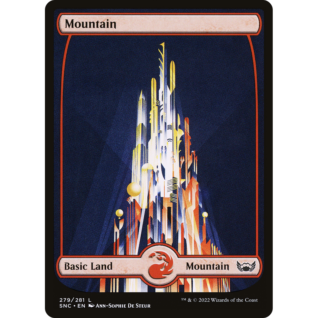 Mountain (279) (SNC-279) - Streets of New Capenna: (Full Art)