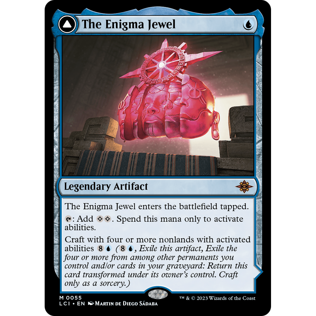 The Enigma Jewel // Locus of Enlightenment (LCI-055) - The Lost Caverns of Ixalan Foil