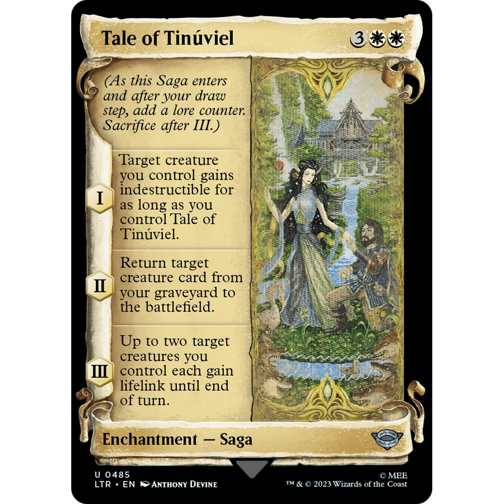 Tale of Tinúviel (LTR-485) - The Lord of the Rings: Tales of Middle-earth: (Showcase) Foil