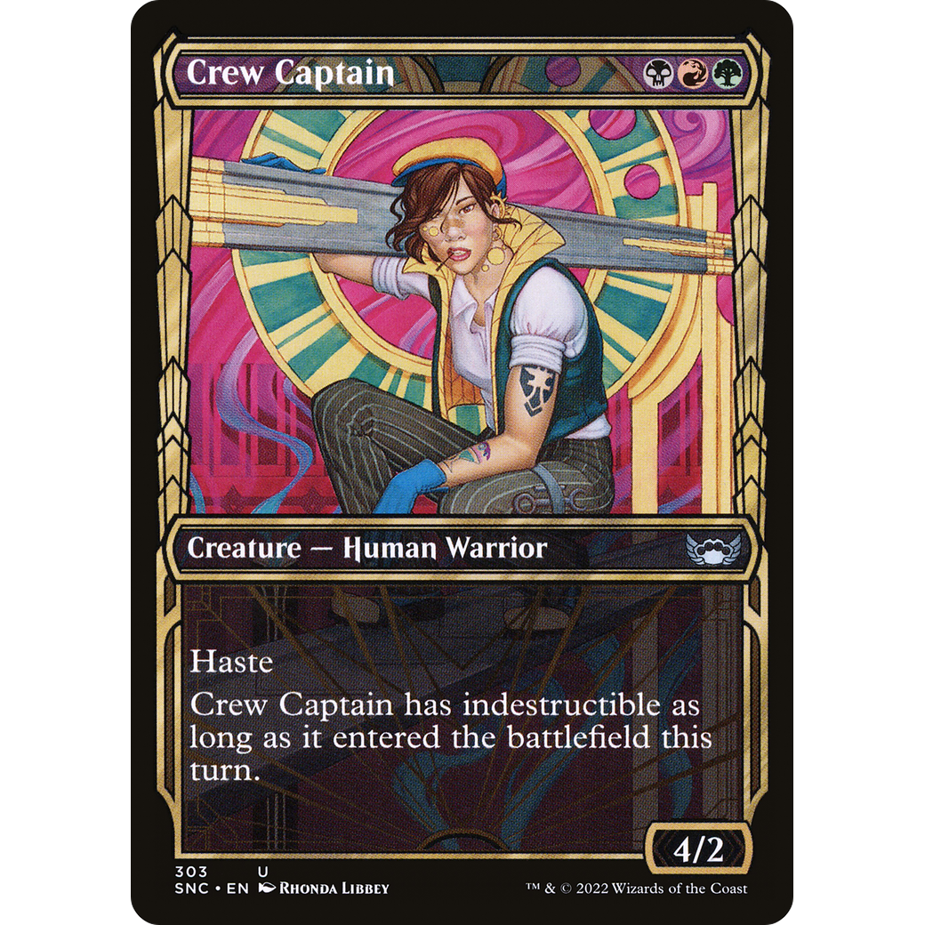 Crew Captain (Showcase) (SNC-303) - Streets of New Capenna: (Showcase) Foil
