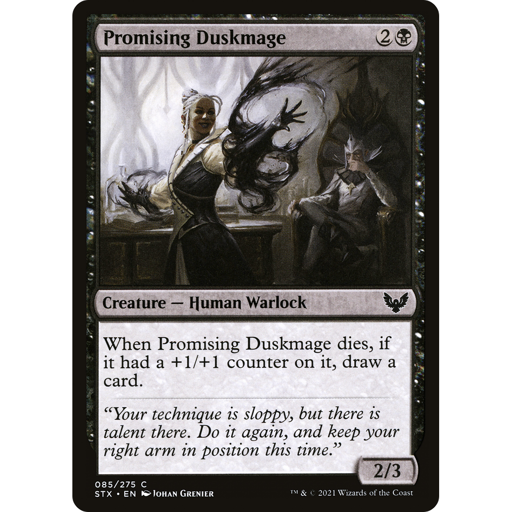 Promising Duskmage (STX-085) - Strixhaven: School of Mages