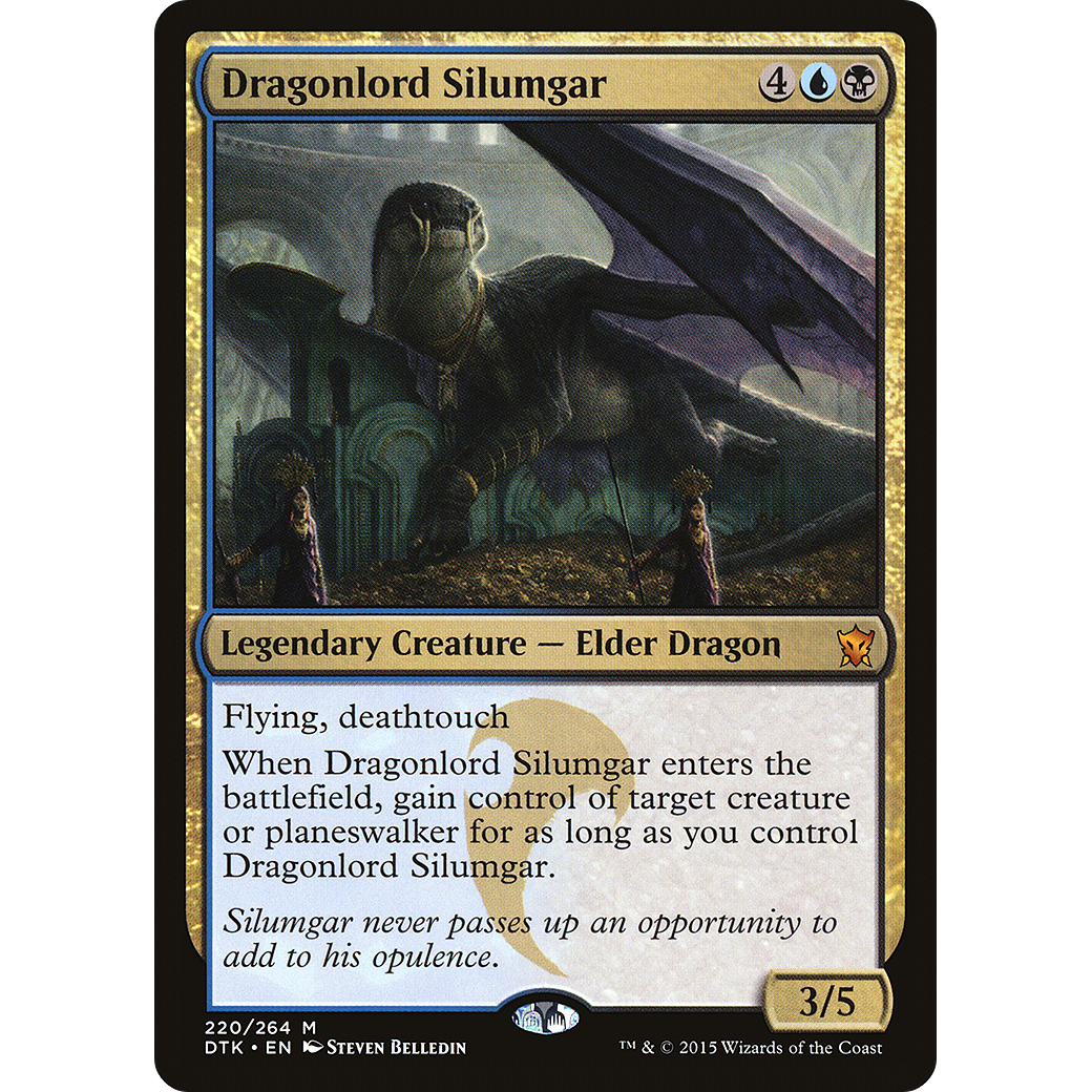 Dragonlord Silumgar (DTK-220) - Dragons of Tarkir Foil