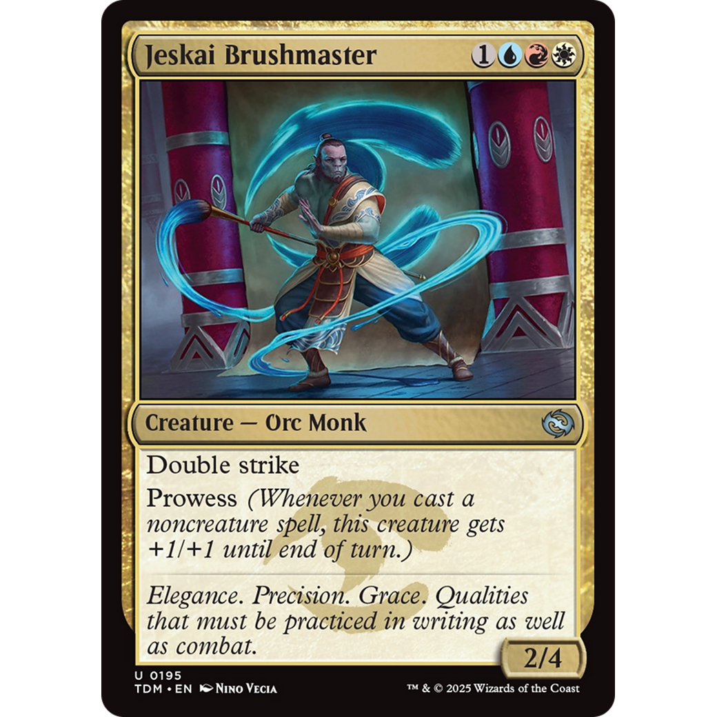 Jeskai Brushmaster (TDM-195) - Tarkir: Dragonstorm