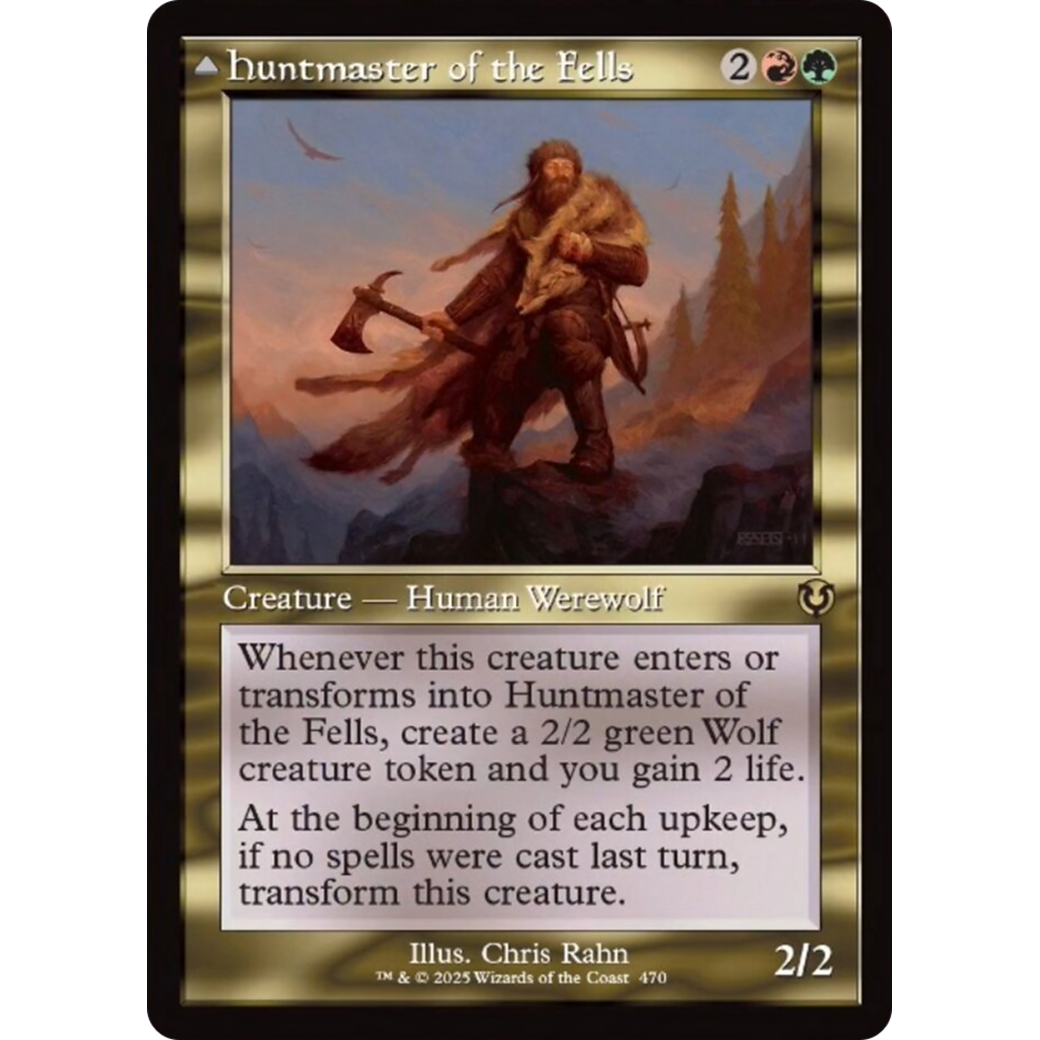 Huntmaster of the Fells // Ravager of the Fells (INR-470) - Innistrad Remastered Foil