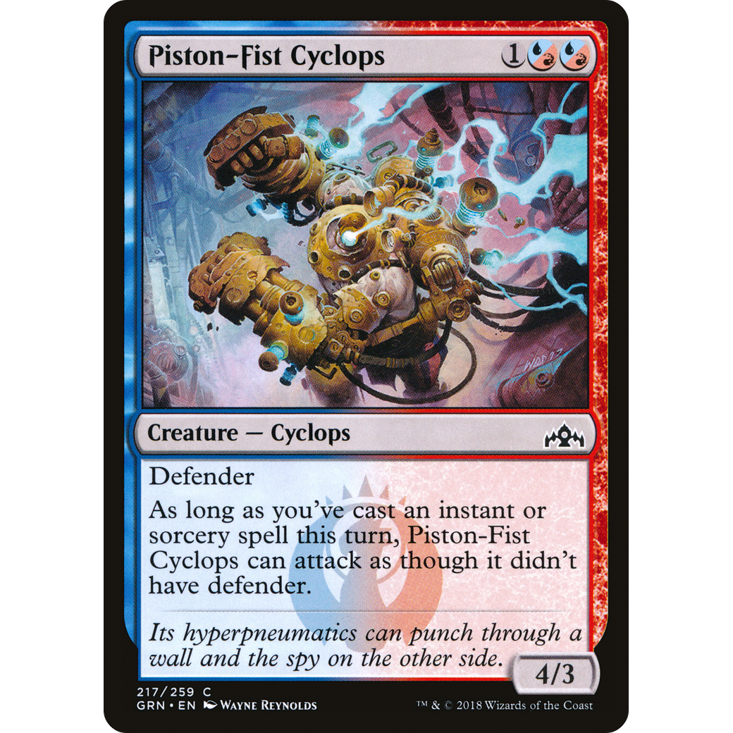 Piston-Fist Cyclops (GRN-217) - Guilds of Ravnica