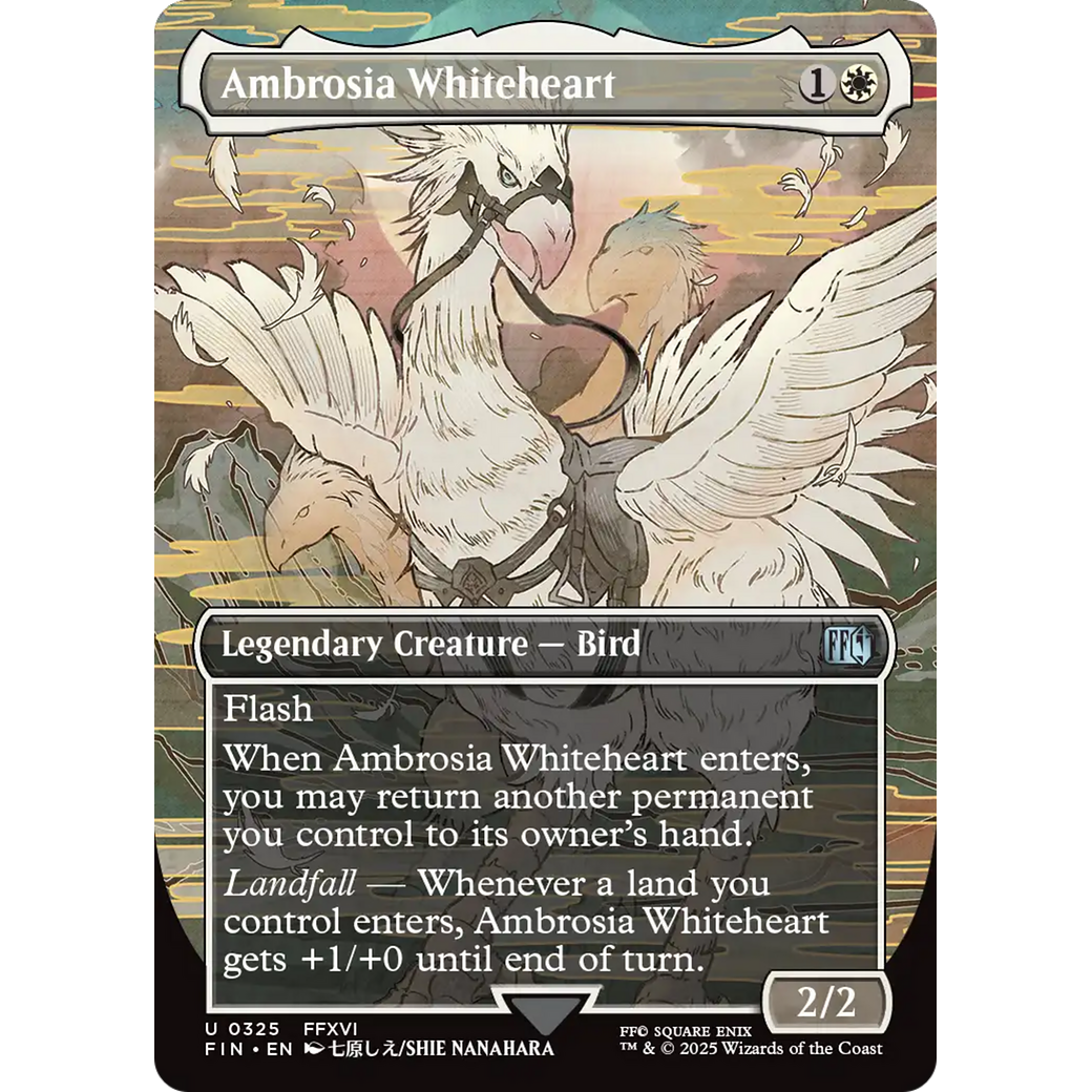 Ambrosia Whiteheart (Borderless) (FIN-325) - FINAL FANTASY (Borderless) Foil