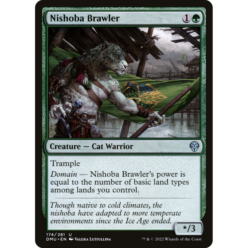 Nishoba Brawler (DMU-174) - Dominaria United Foil