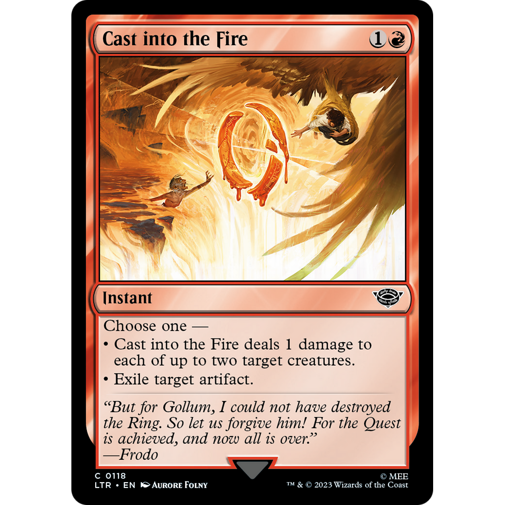 Cast into the Fire (LTR-118) - The Lord of the Rings: Tales of Middle-earth