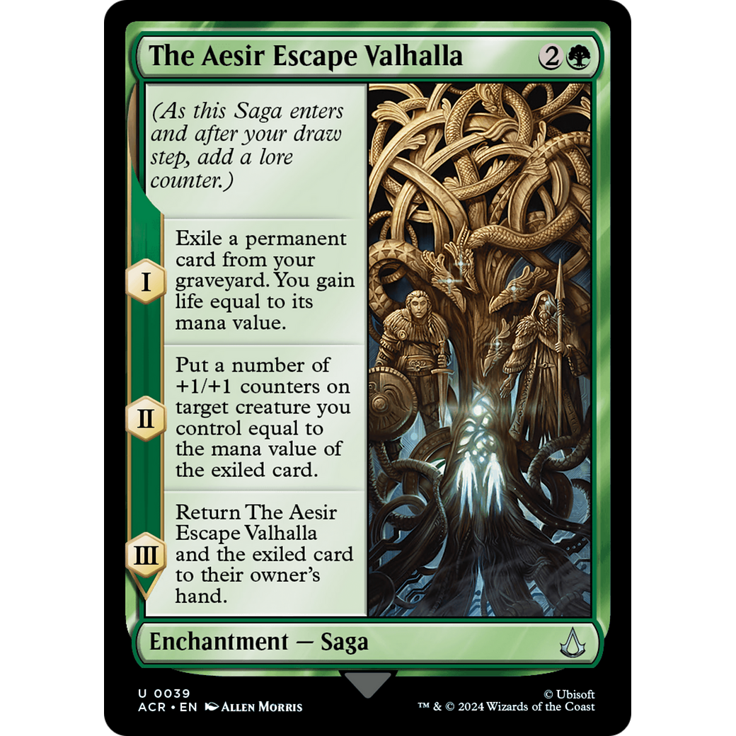 The Aesir Escape Valhalla (ACR-039) - Assassin's Creed Foil