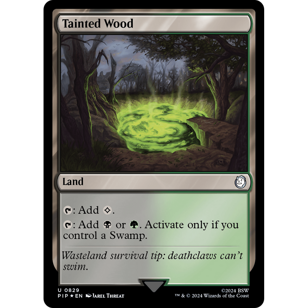 Tainted Wood (PIP-829) - Fallout Foil