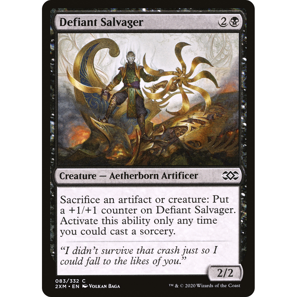 Defiant Salvager (2XM-083) - Double Masters Foil