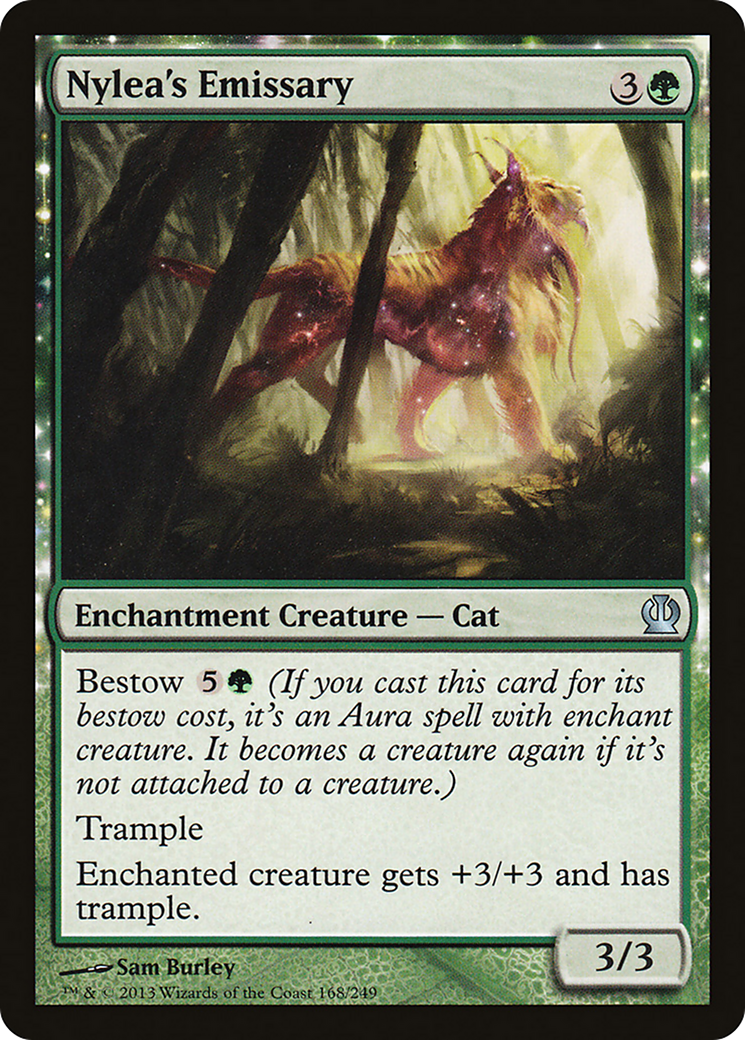 Nylea's Emissary (THS-168) - Theros: (enchantment) Foil