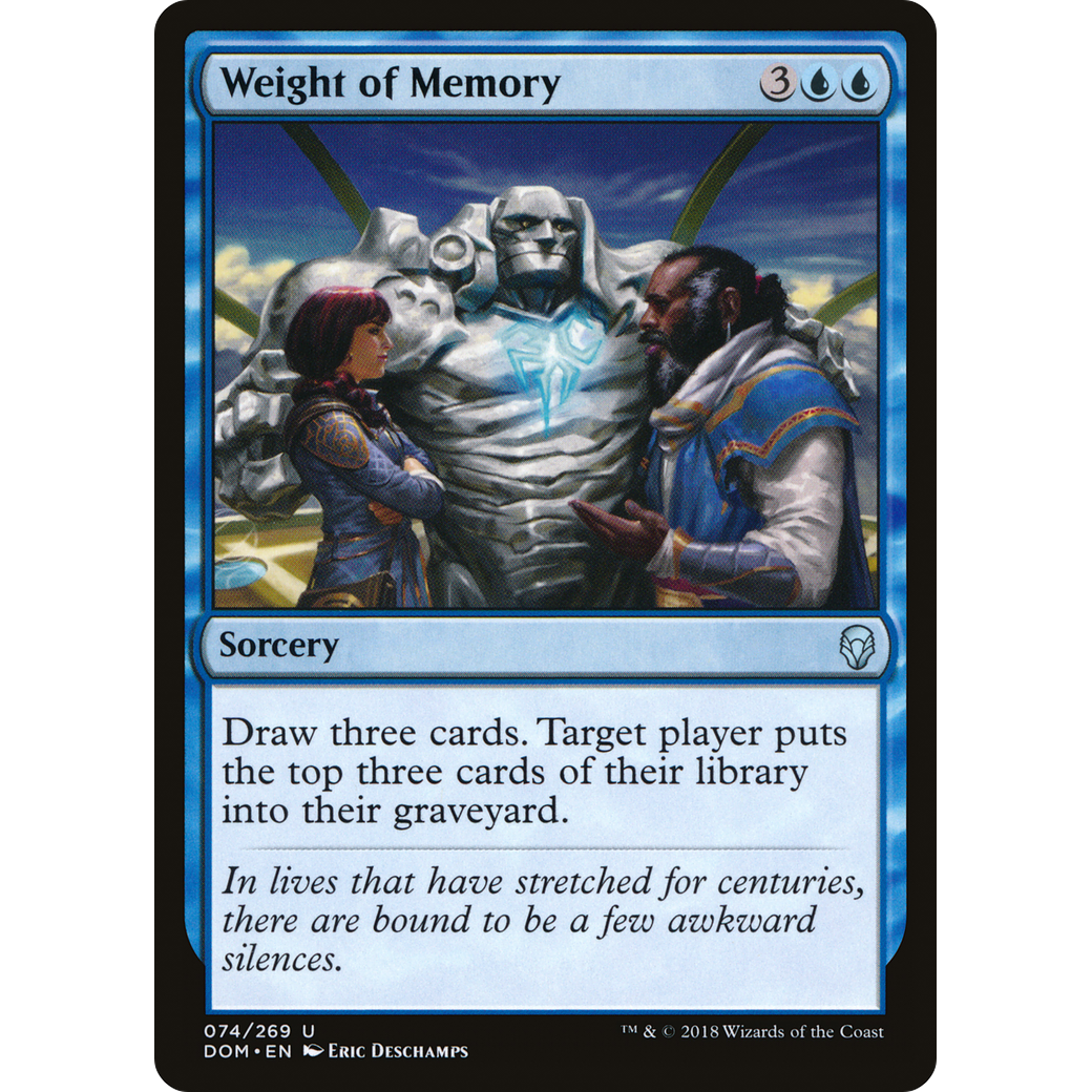 Weight of Memory (DOM-074) - Dominaria Foil