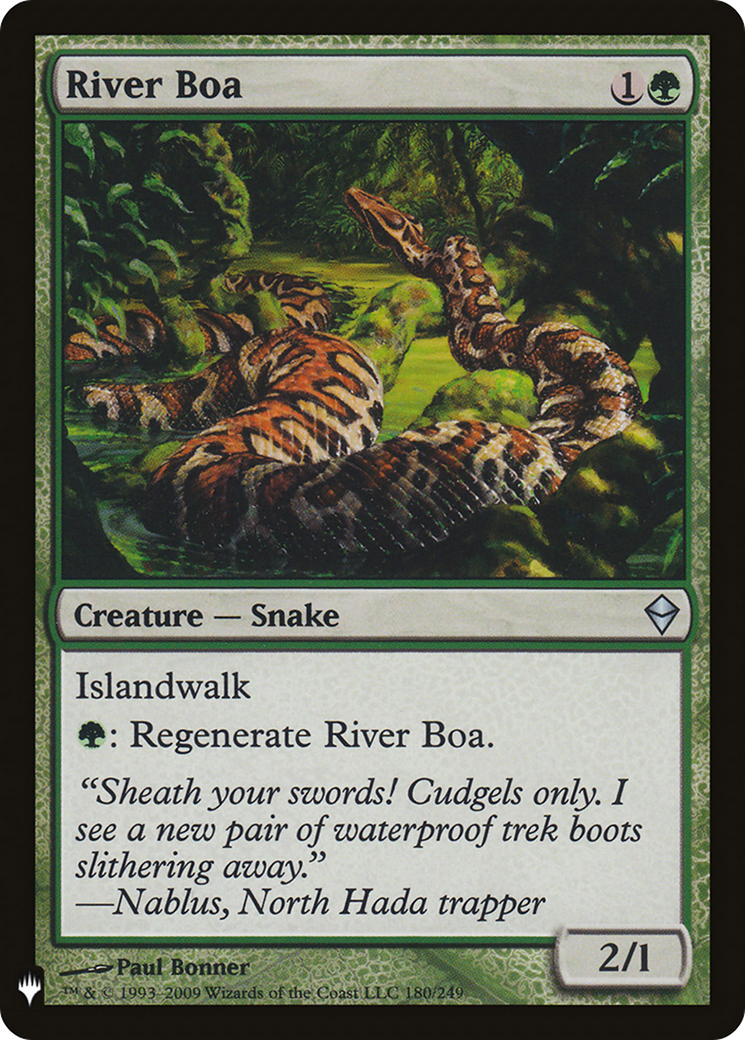 River Boa (LIST-180) - The List