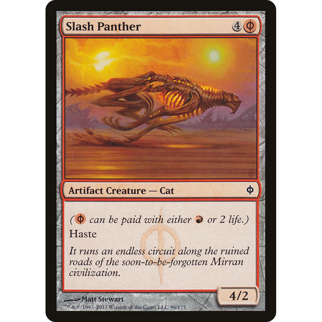 Slash Panther (NPH-096) - New Phyrexia Foil