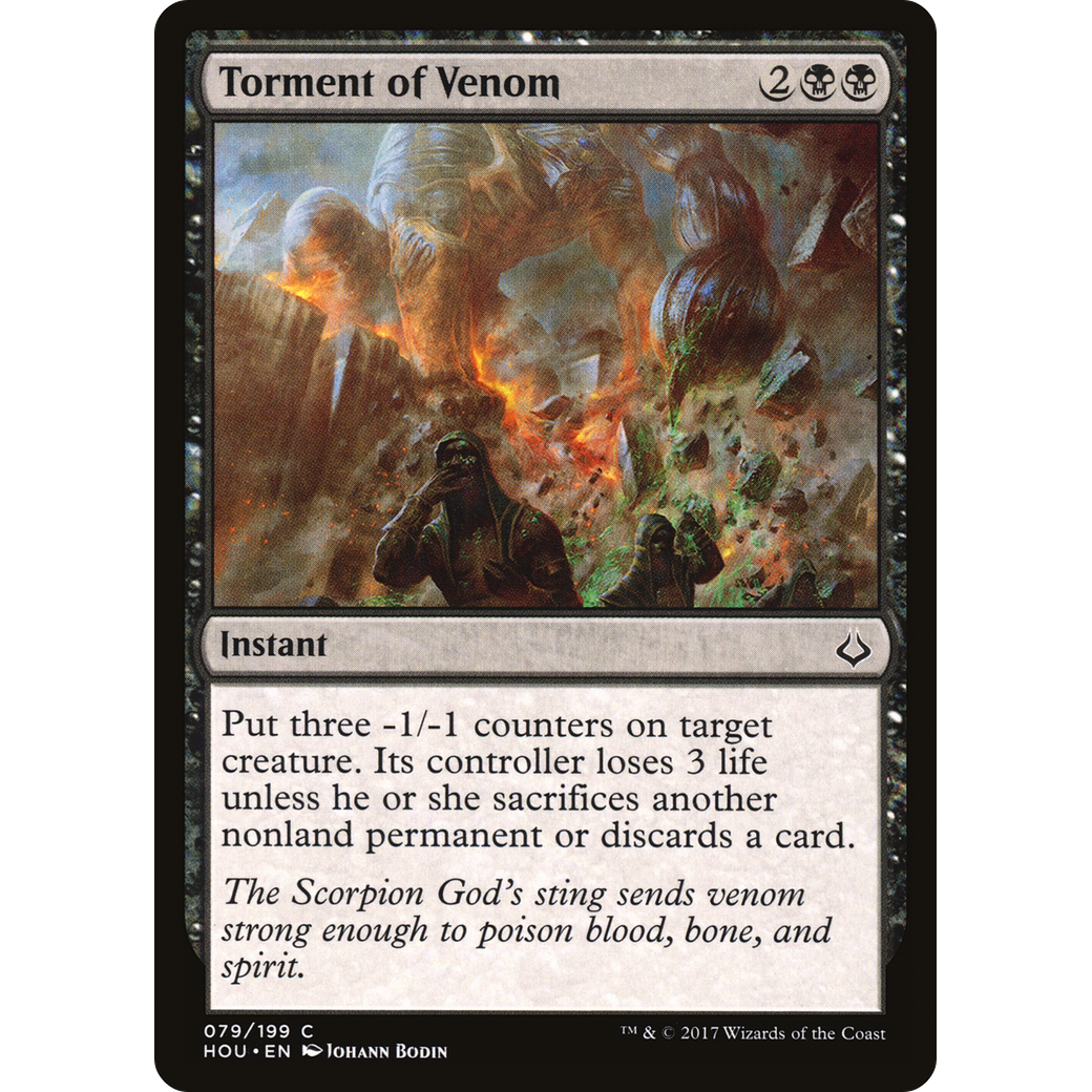 Torment of Venom (HOU-079) - Hour of Devastation Foil