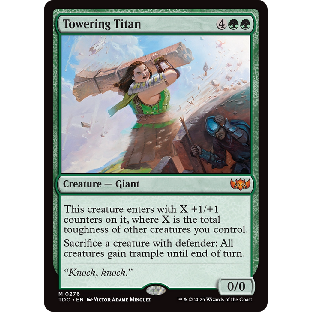 Towering Titan (TDC-276) - Commander: Tarkir: Dragonstorm