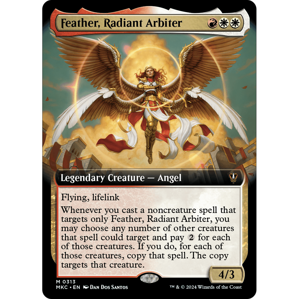 Feather, Radiant Arbiter (MKC-313) - Murders at Karlov Manor Commander: (Extended Art) Foil
