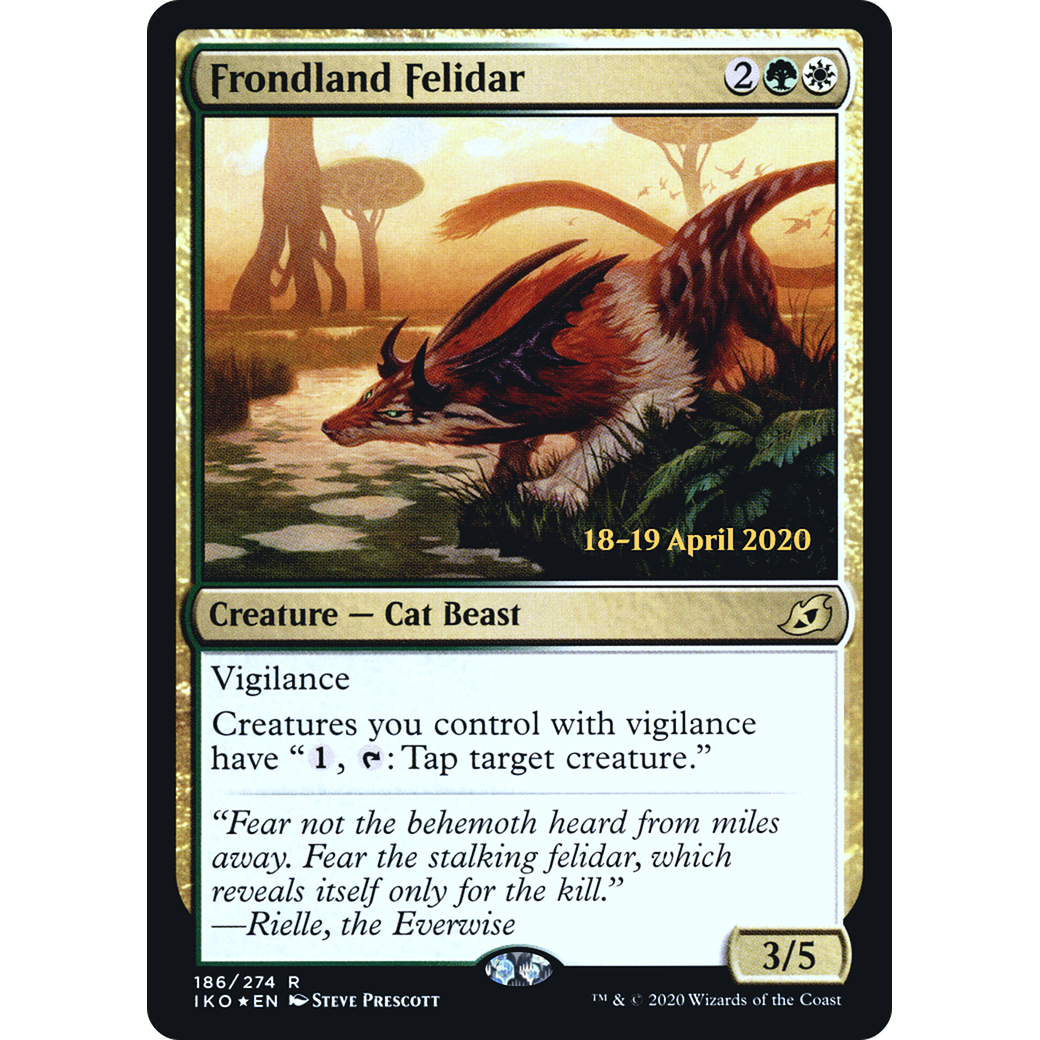 Frondland Felidar (PRE-186) - Ikoria: Lair of Behemoths Promos Foil
