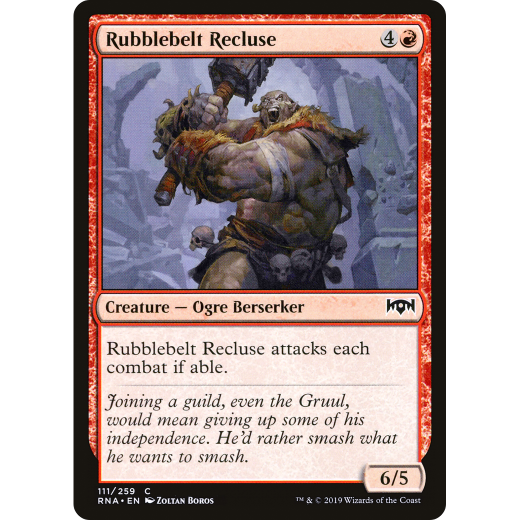 Rubblebelt Recluse (RNA-111) - Ravnica Allegiance