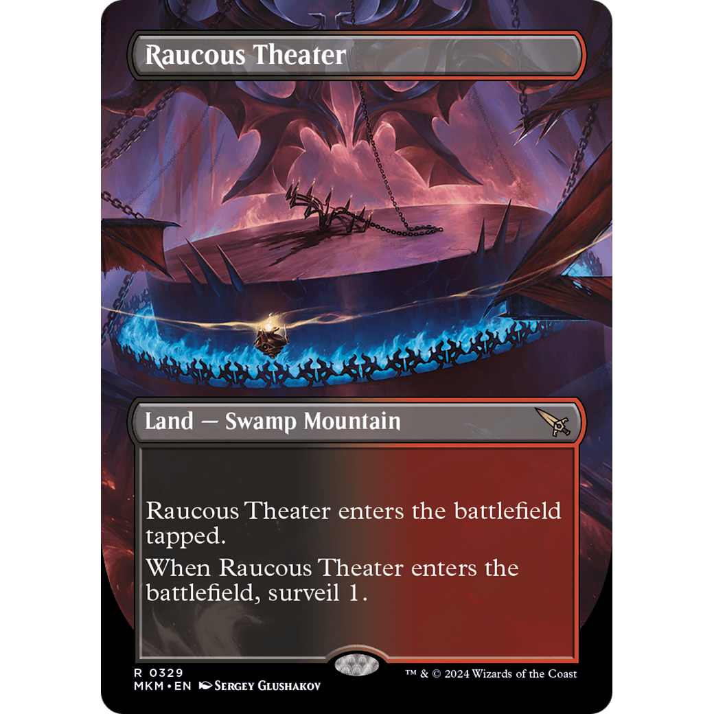 Raucous Theater (MKM-329) - Murders at Karlov Manor (Borderless) Foil