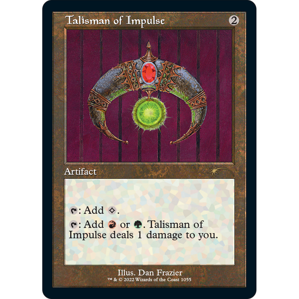 Talisman of Impulse (Retro Frame) (SLD-1055) - Secret Lair Drop