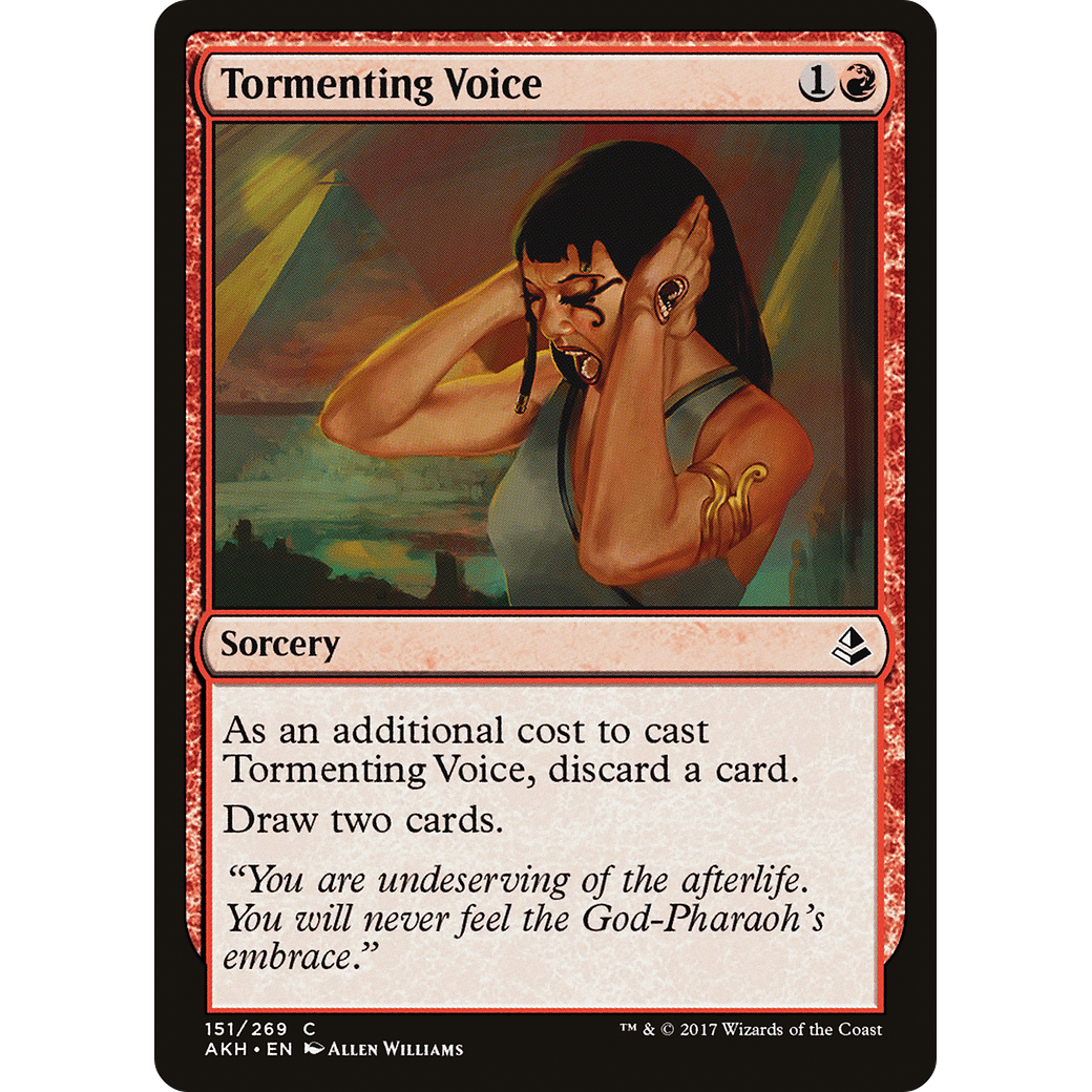 Tormenting Voice (AKH-151) - Amonkhet Foil