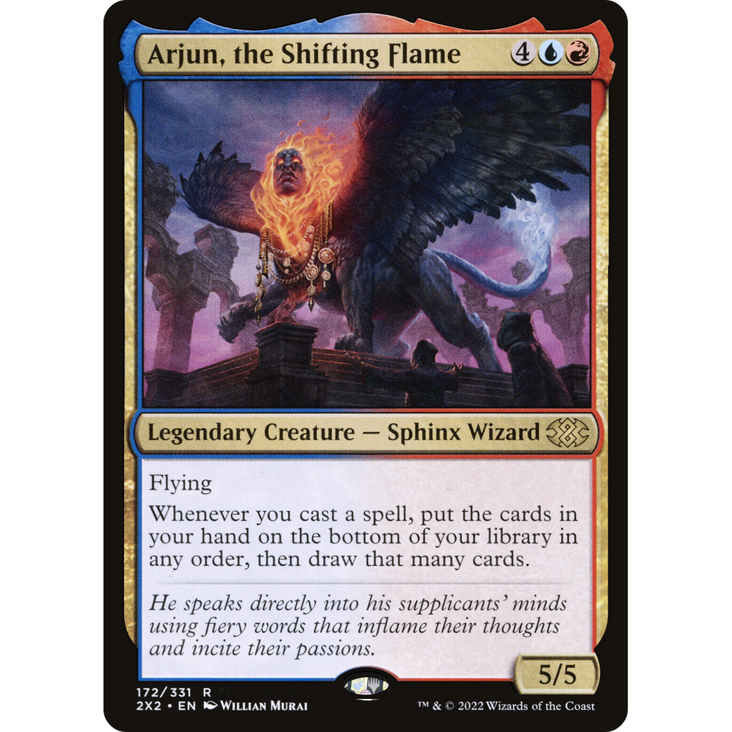 Arjun, the Shifting Flame (2X2-172) - Double Masters 2022 Foil