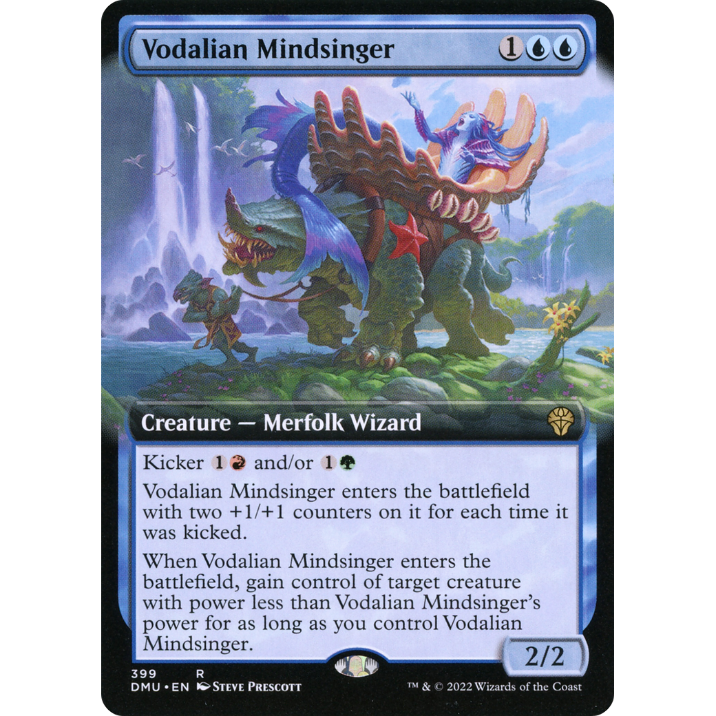 Vodalian Mindsinger (Extended Art) (DMU-399) - Dominaria United: (Extended Art)