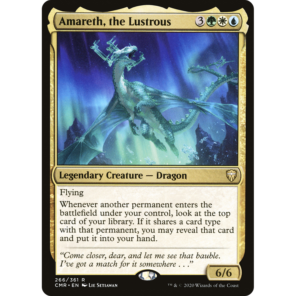 Amareth, the Lustrous (CMR-266) - Commander Legends Foil