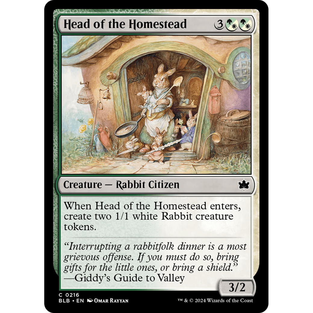 Head of the Homestead (BLB-216) - Bloomburrow Foil