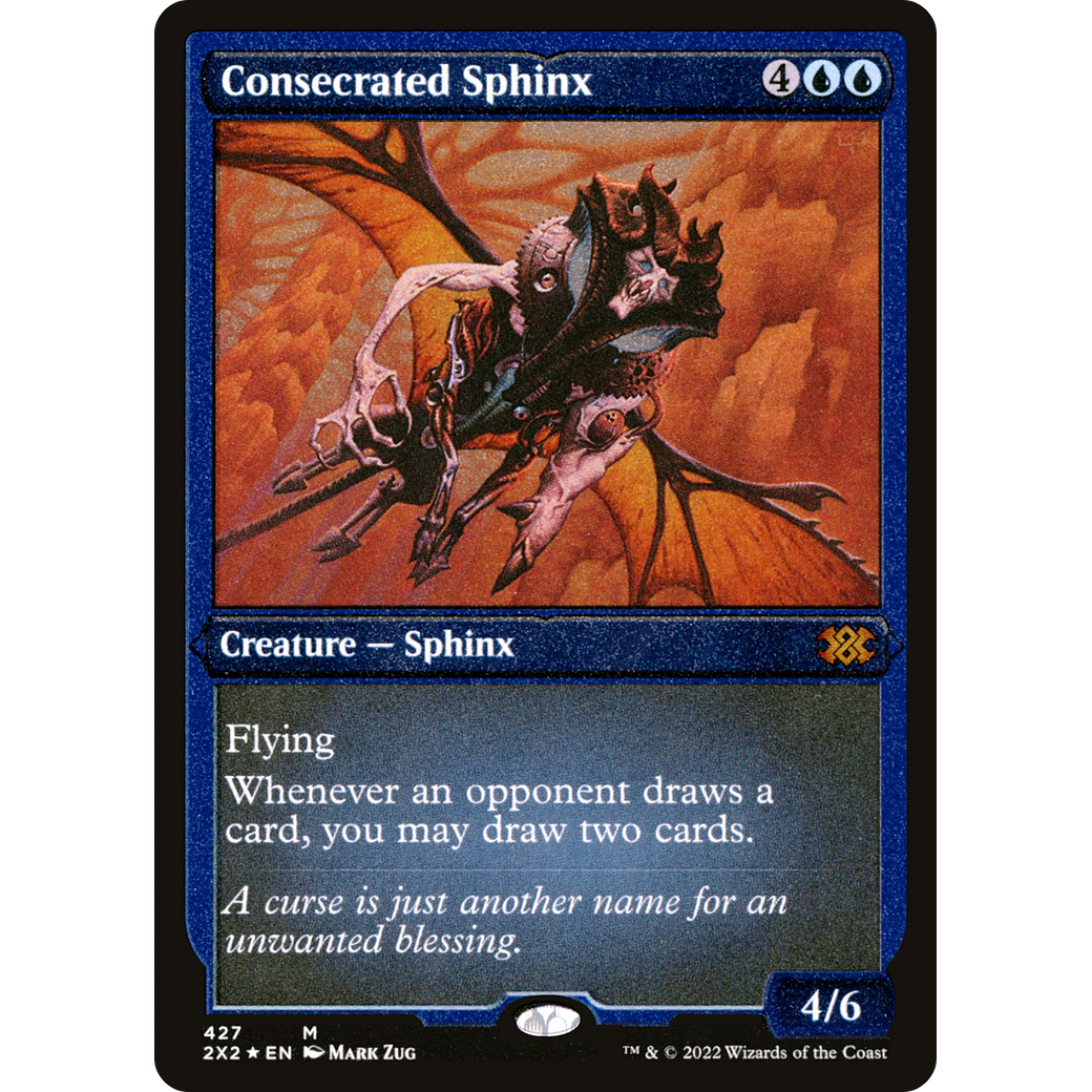 Consecrated Sphinx (Foil Etched) (2X2-427) - Double Masters 2022 Foil