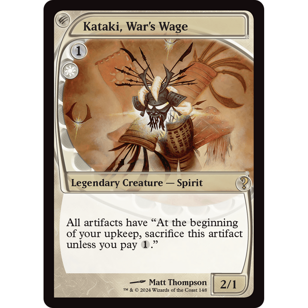Kataki, War's Wage (Future Sight) (MB2-148) - Mystery Booster 2 Foil