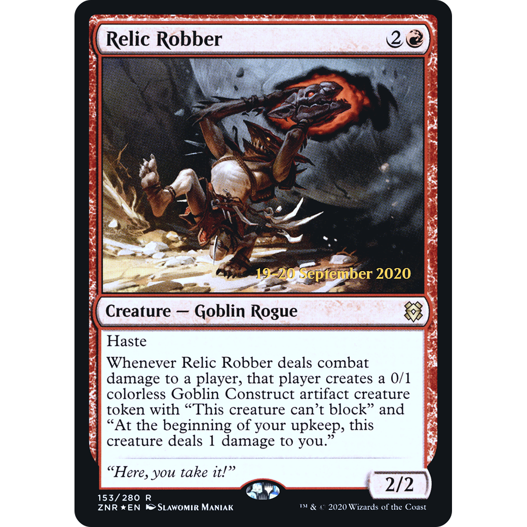 Relic Robber (PRE-153) - Zendikar Rising Promos Foil