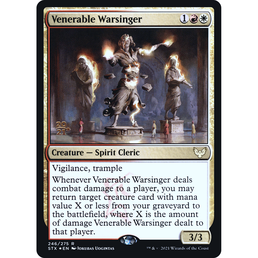Venerable Warsinger (PRE-246) - Strixhaven: School of Mages Promos Foil