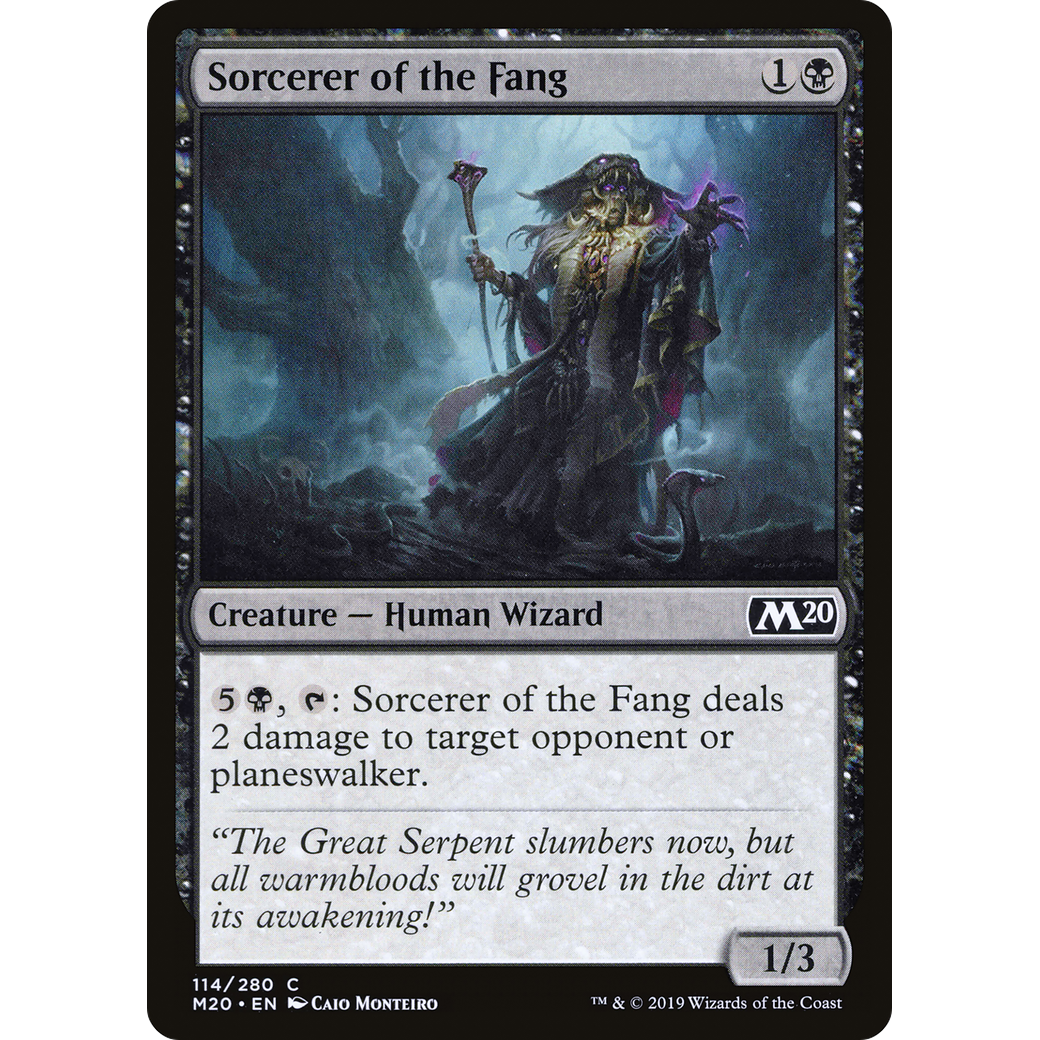 Sorcerer of the Fang (M20-114) - Core Set 2020