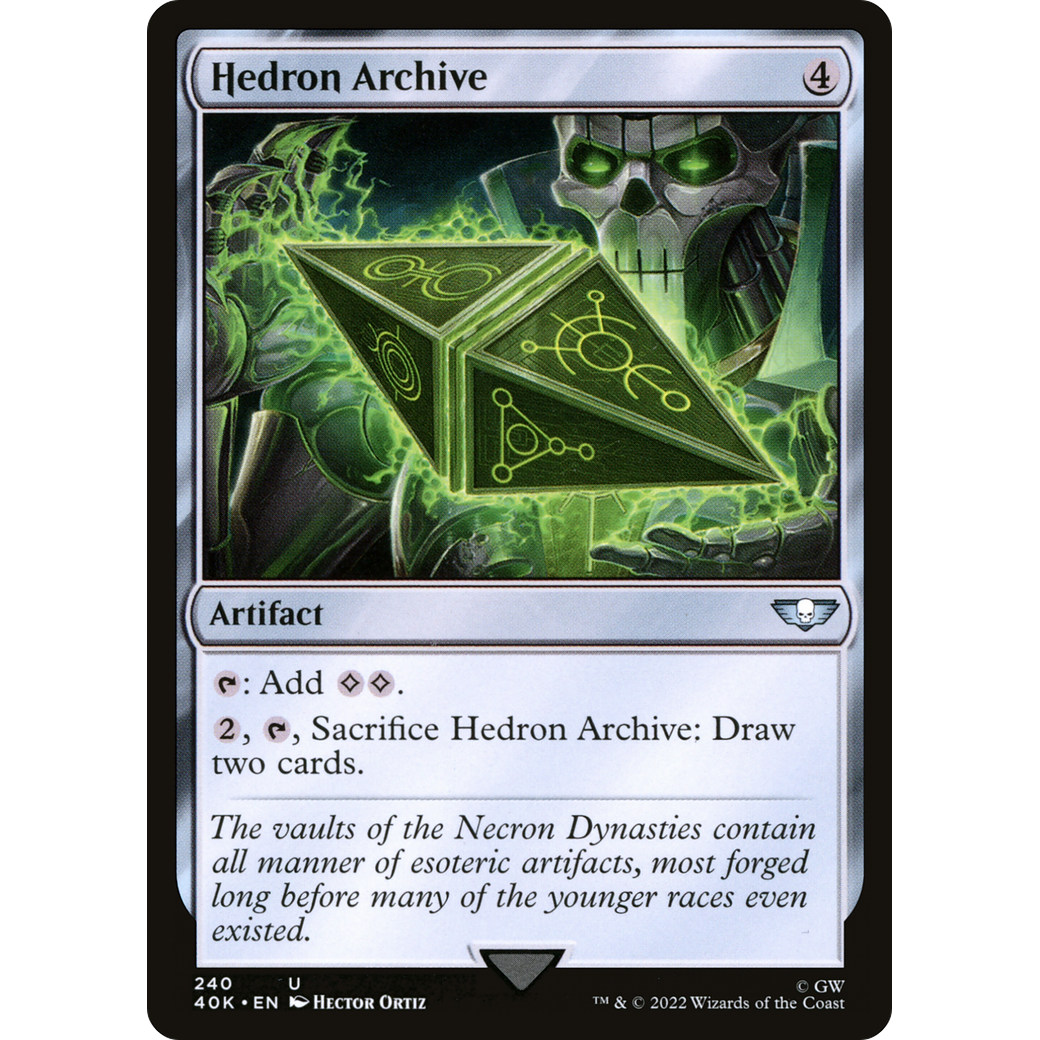 Hedron Archive (40K-240) - Warhammer 40,000 Commander